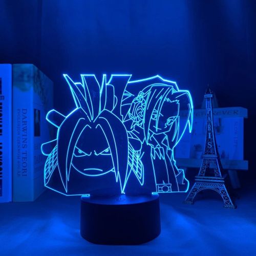 Lampe Led À L'effigie Du Roi Chaman Yoh Asakura, Luminaire Décoratif D'intérieur, Idéal Pour Une Chambre À Coucher Ou Comme Cadeau D'anniversaire Pour Un Enfant