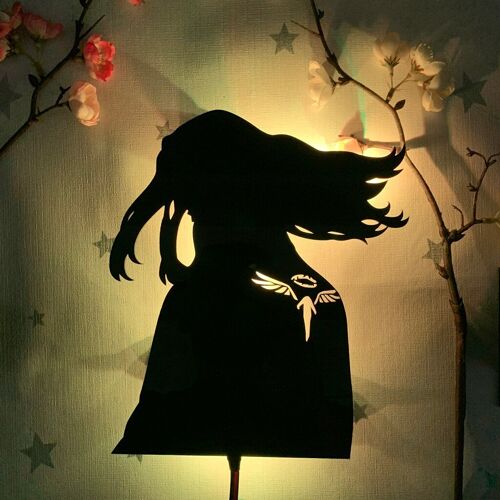 Black Silhouette Lamp Anime Tokyo Revengers Baji Wall Decor Light For Living Room Decor Night Light Bedroom Manga Wall Lamp Baji