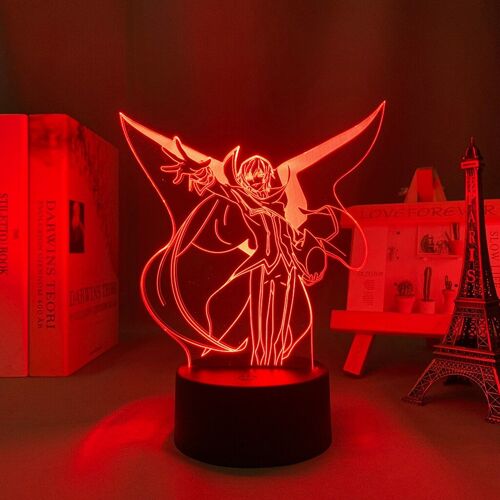 Led Anime Lamp Code Geass Lelouch Lamperouge For Bedroom Decoration Nightlight Birthday Gift Room Decor Manga Night Light