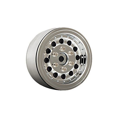 'gmade 70225 1.9 Nr01 Beadlock Wheels (2 Piece), Chrome'