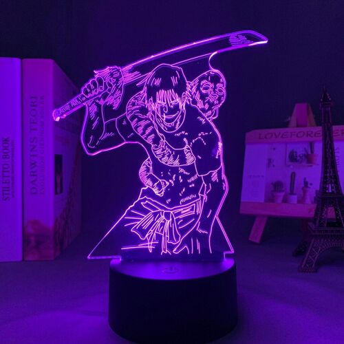 Veilleuse Led 3d, Anime Jujutsu Kaisen Yuta Okkotsu, Veilleuse De Décoration Pour Chambre D'enfants, Cadeau D'anniversaire, Lampe Manga