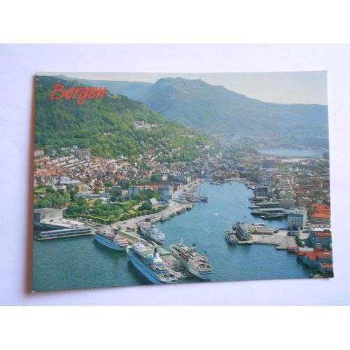 Carte Postale Norvège Bergen