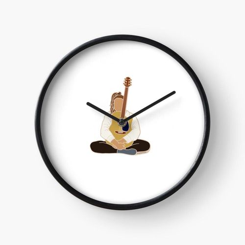 Horloge Murale Contour Madelinksi=22 30cm Décoration Artistique pour Cheminée, Maison, Chambre et Bureau