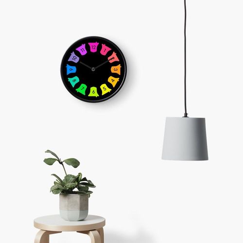 Horloge Murale Sonnerie de cloche - CLOCHES ARC-EN-CIEL - Nombres=873 30cm Décoration Artistique pour Cheminée, Maison, Chambre et Bureau