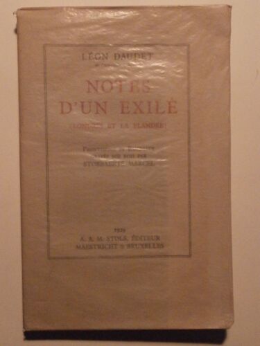 Notes D'un Exilé (Londres Et La Flandre)