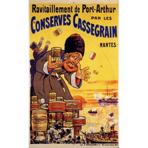 Affiche Conserves Cassegrain Nantes