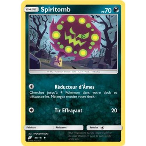 Carte Pokémon - Spiritomb - 89/181 - Duo De Choc
