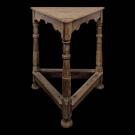 Table Console Tripode En Chne Dbut Xixme Bois