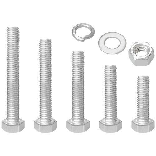 Lot De 30 Écrous Et Boulons À Tête Hexagonale En Acier Inoxydable Avec Écrous Et Rondelles,Visserie Boulonnerie
