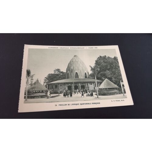 Carte Postale Paris Pavillon De L'afrique Equatoriale Francaise En L'état Sur Les Photos