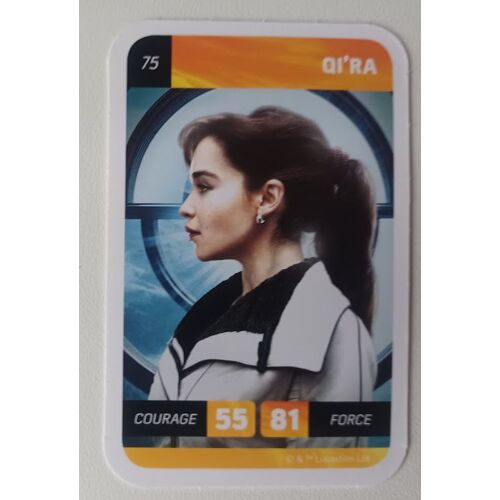 Carte Star Wars - Leclerc 2018 - 75 Qi'ra Qi Ra