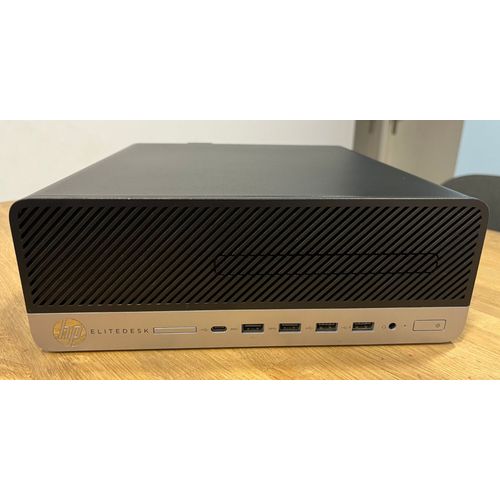 HP EliteDesk 705 G4 SFF AMD A8-9600 - 3.1 Ghz - Ram 8 Go - SSD 256 Go - Noir - Azerty