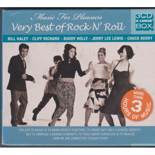 Pack 3 C D Very Best Of Rock N' Roll ( Bill Haley, Cliff Richard, Buddy Holly, Jerry Lee Lewis, Chuck Berry ...)