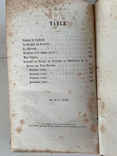 Alfred De Vigny, 5 Mars, Ou  Une Conjuration Sous Louis Xiii . 9em Edition Éditeur, Charpentier, Libraire, Paris, 1846. 