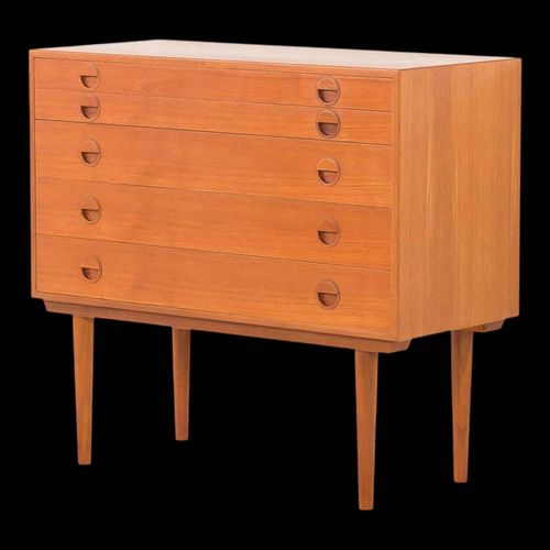 Commode Danoise Vintage En Teck Par Rud Thygesen Et Johnny Srensen Pour Hg Furniture Danemark 1960 Marron