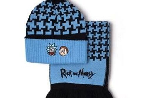 Rick & Morty - Gifset Bonnet + Echarpe