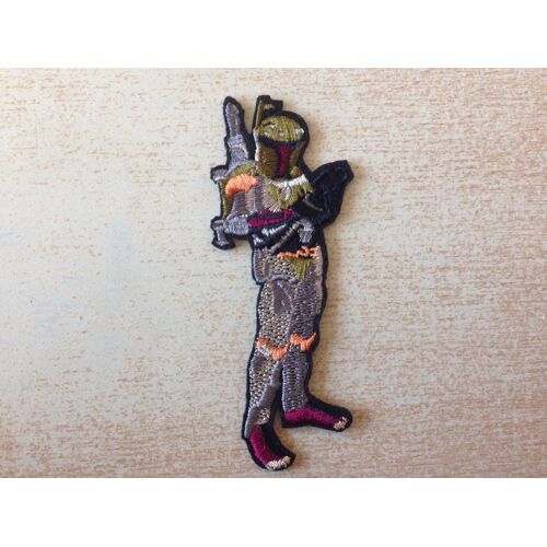 Écusson Patch Starwars Brodé Boba Fett 10x4 Cm
