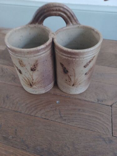 Poterie Ramasse Couvert Signé Osik