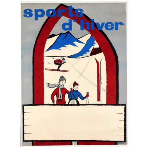 Affiche Sports D'hiver