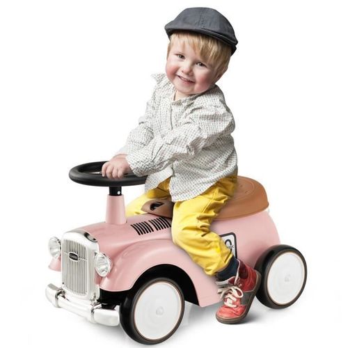 Costway Porteur Pour Enfants, Volant Avec Klaxon, Rangement Sous Le Siège, Roues En Eva, Jouet Educatif Baby Walker 18-36 Mois, Rose