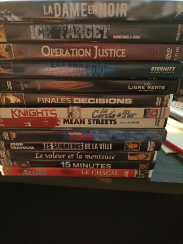 Ice Target+Operation Justice+Profondeur+La Ligne Verte+Finales Decisions+Le Cercle De Fer +Knights+La Dame En Noir+Le Chacal+15 Mn+Mean Streets+Ronin+Le Seigneur De La Ville+Le Voleur Et La Menteuse