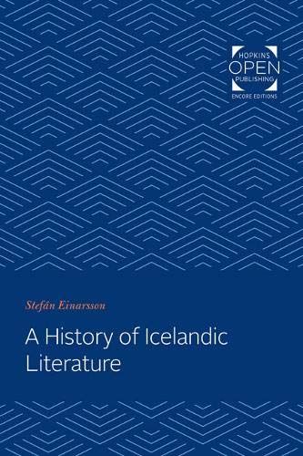 A History Of Icelandic Literature
