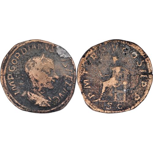 Rome - Sesterce - Gordien Iii - 242 - Apollon - Ric.303a - 17-245