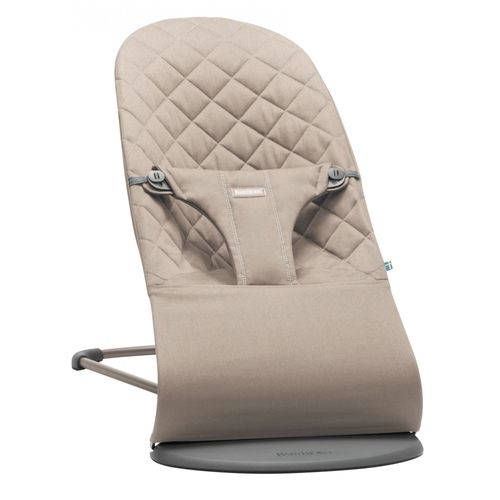 Transat Bébé Bliss Coton Matelassé Classique Gris Sable - Babybjörn