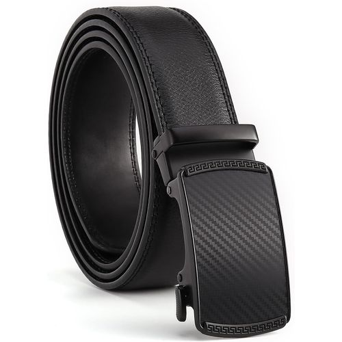 Tianyi-Ceinture Homme Cuir Ceinture Pour Homme Ceinture De Costume Ceinture Automatique En Cuir Réglable À Cliquet Ceinture Pour Homme Costume D'affaires Et Jeans Taille Ajustable, Largeur 35mm