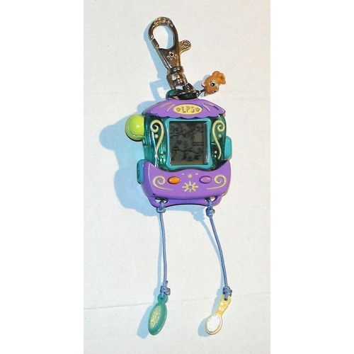 Animal Interactif Littlest Petshop Tamagochi violet balle de tennis Chat Lps hasbro