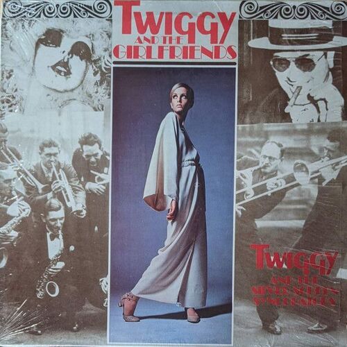 Twiggy And The Girlfriends - Jazz , Pop , Stage & Screen - Twiggy And The Silver Screen Syncopators - Lp 33 Trs , Disque Vinyl - (P) 1972+ C 1996 Tempel ,Marketed By Spalax Music , Paris France