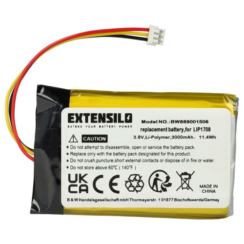vhbw Batterie compatible avec Sony Playstation 5 DualSense CFI-ZCT1W, DualSense, CFI-1015A console de jeux (3600mAh, 3,8V, Li-polymère)