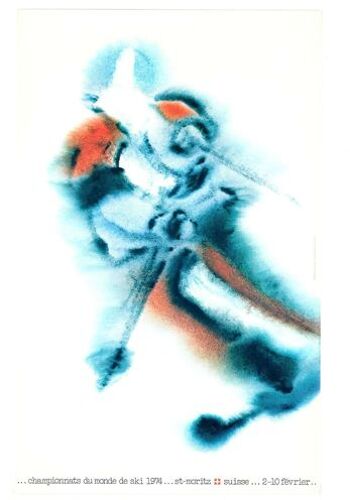 Affiche Championnat Du Monde De Ski 1974