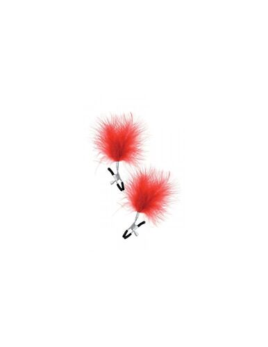Pinces À Seins Plumeau - Rouge