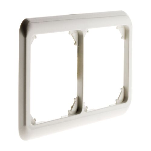 Plaque de finition double Blanche - Zenitech