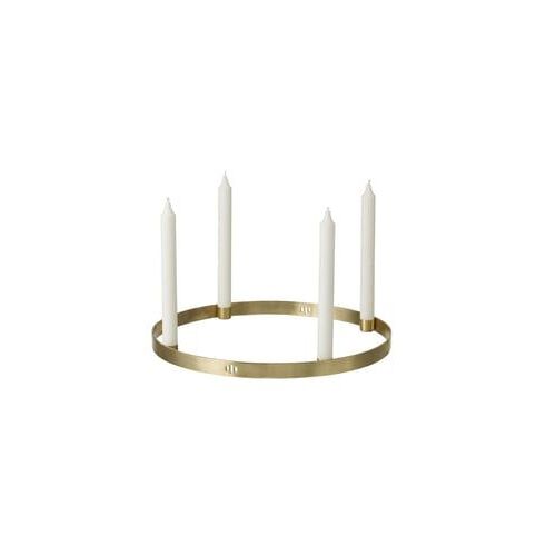 Bougeoir Circle - petite - laiton