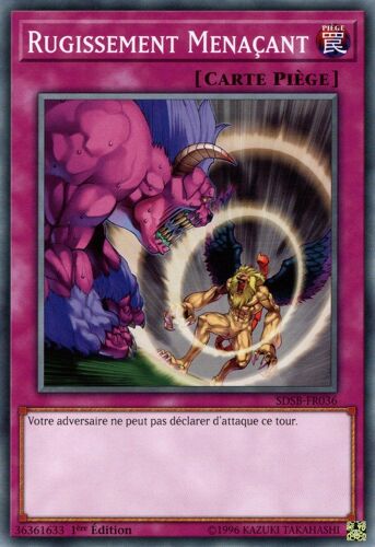 Carte Yu-Gi-Oh! - Sdsb-Fr036 - Rugissement Menaçant - Commune