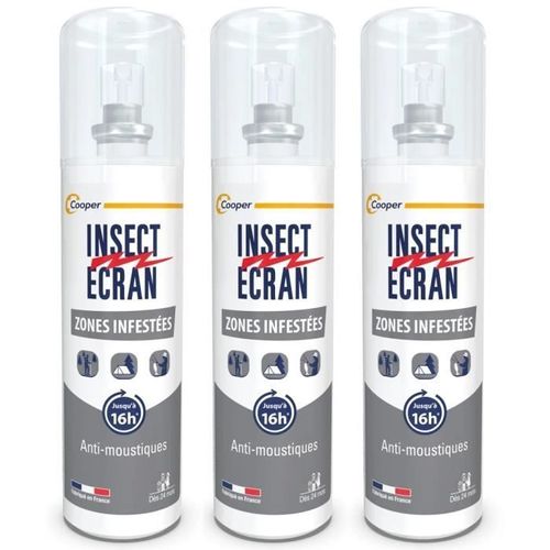 Insect Ecran Zones Infestées Lot De 3 X 100ml 