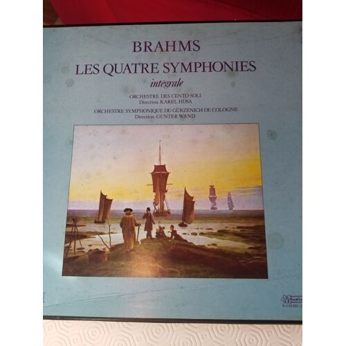 Vinyles Brahms, 4 Symphonies, Gunter Wand, Musidisc