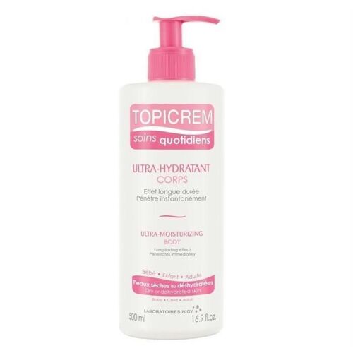 Topicrem Soins Quotidien Ultra Hydratant Lait Corps 500ml 