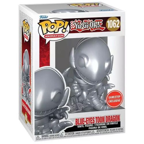 Figurine Funko Pop - Yu-Gi-Oh! N°1062 - Dragon Toon Aux Yeux Bleus - Argent (65297)