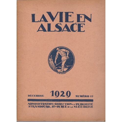 La Vie En Alsace Décembre 1929 - Numéro 12