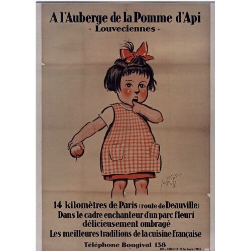Affiche Louveciennes Pomme D Api