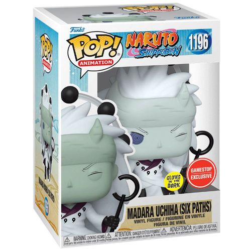 Figurine Funko Pop - Naruto N°1196 - Madara Uchiha (Six Chemins) - Glow In The Dark (60333)