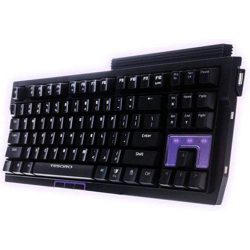 Clavier Gamer mécanique (Kailh Blue) Tesoro Tizona USB (Noir)