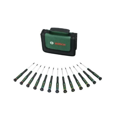 osch Set de tournevis 13 pcs (pour bricolage/modélisme/artisanat embouts précis et magnétiques PH/TX/HEX/SL)