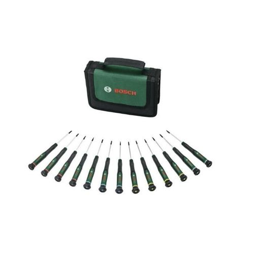 osch Set de tournevis 13 pcs (pour bricolage/modélisme/artisanat embouts précis et magnétiques PH/TX/HEX/SL)