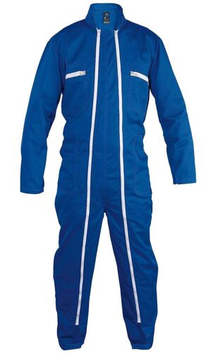 Combinaison De Travail Homme Double Zip - Bleu Roi - 80901