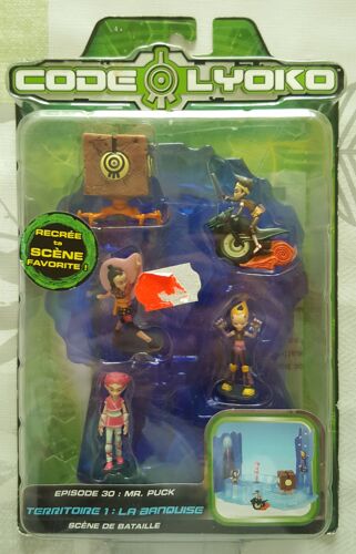 Mini Figurines Code Lyoko - Scène De Bataille - Territoire 1: La Banquise