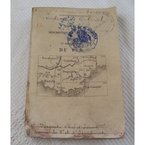 Notice Descriptive Et Statistique Sur Le Département Du Var -1880-